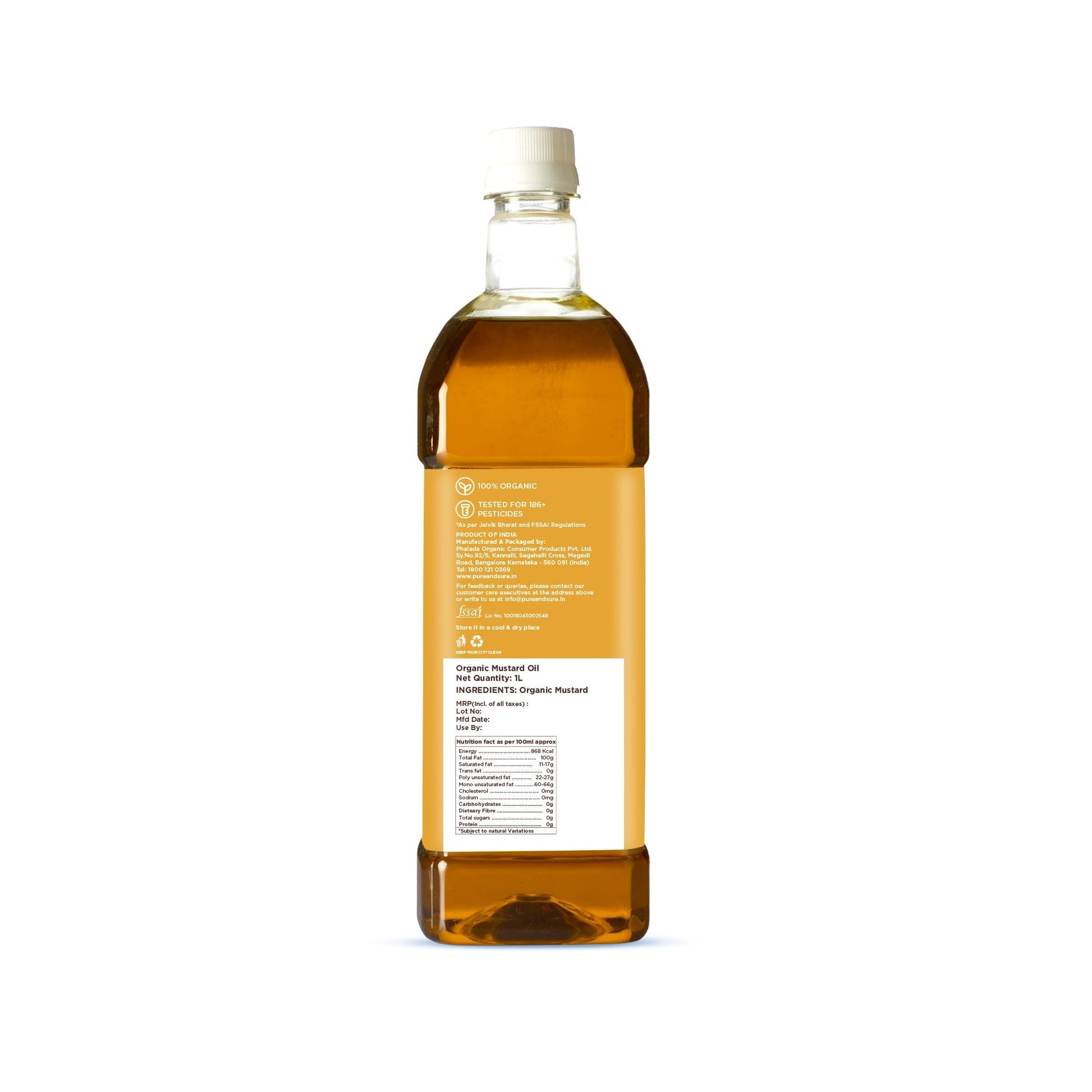 Pure & Sure Organic Mustard Oil 