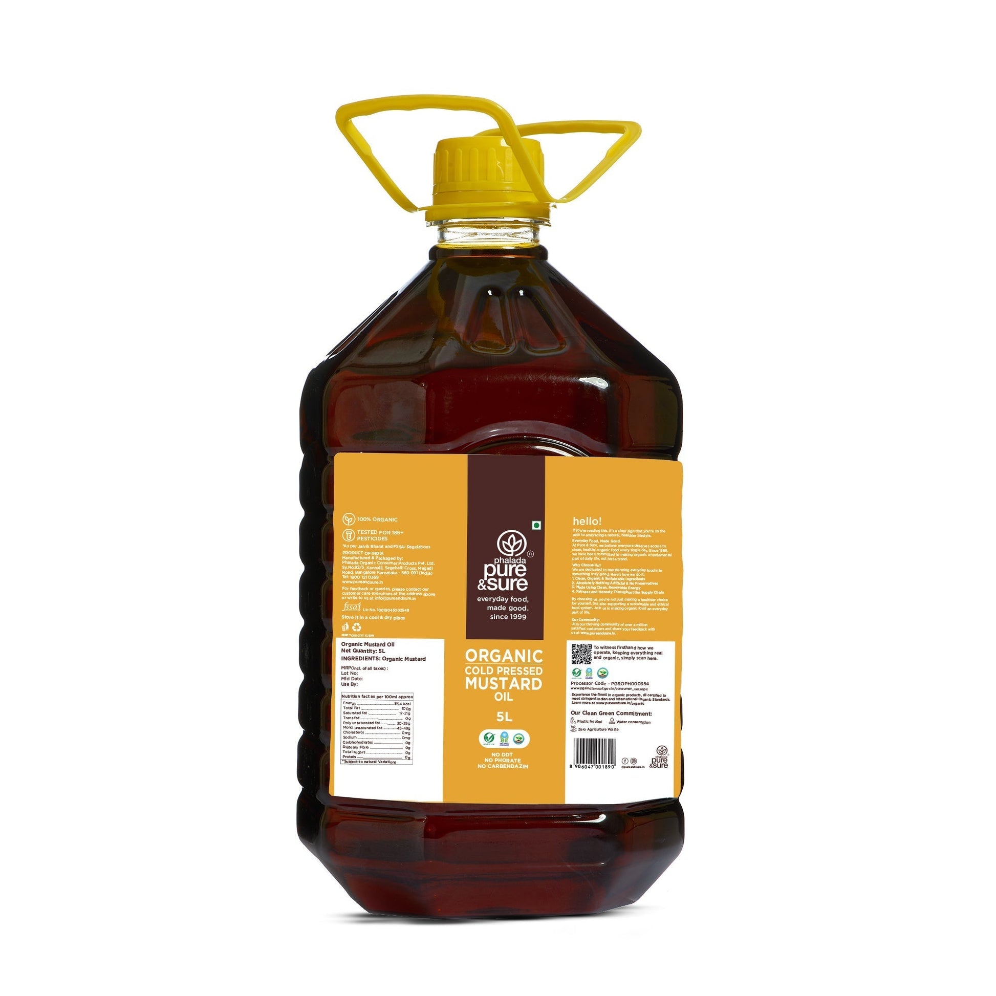 Pure & Sure Organic Mustard Oil 