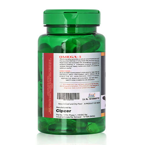 Cipzer Omega 3 Fish Oil Softgel Capsules - Grab2buy