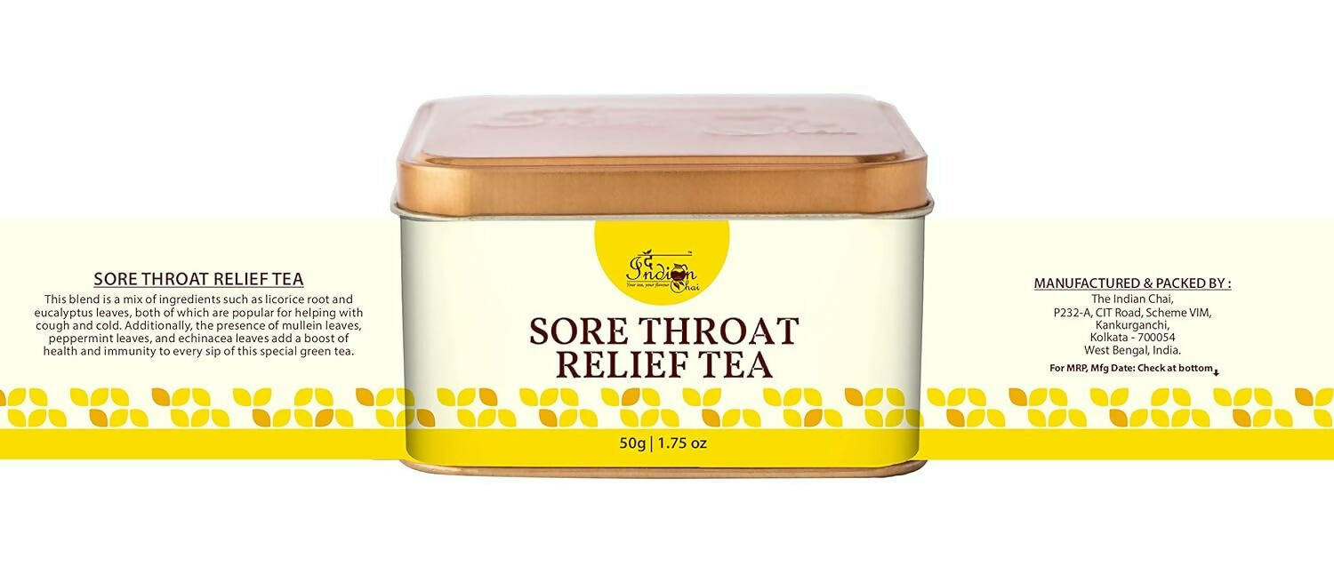 The Indian Chai – Sore Throat Relief Tea 