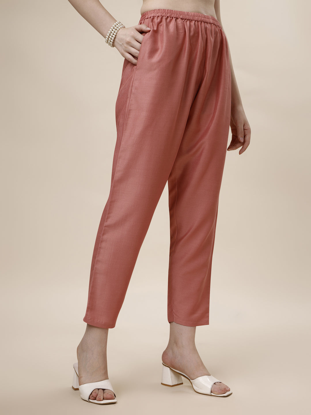 Embroidered & Leheriya Kurta With Pant And Dupatta Set, Multicolor - Hiral Fashion