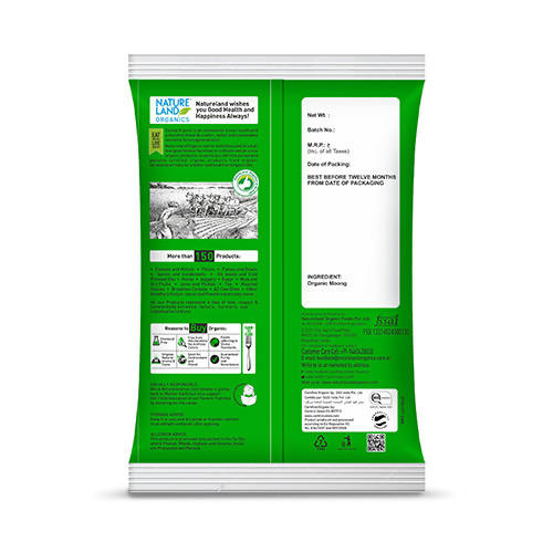 Nature Land Organics Moong Whole 