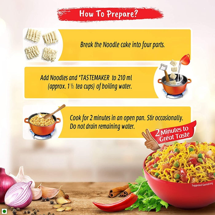 Nestle Maggi 2-Minute Noodles Masala How To Prepare