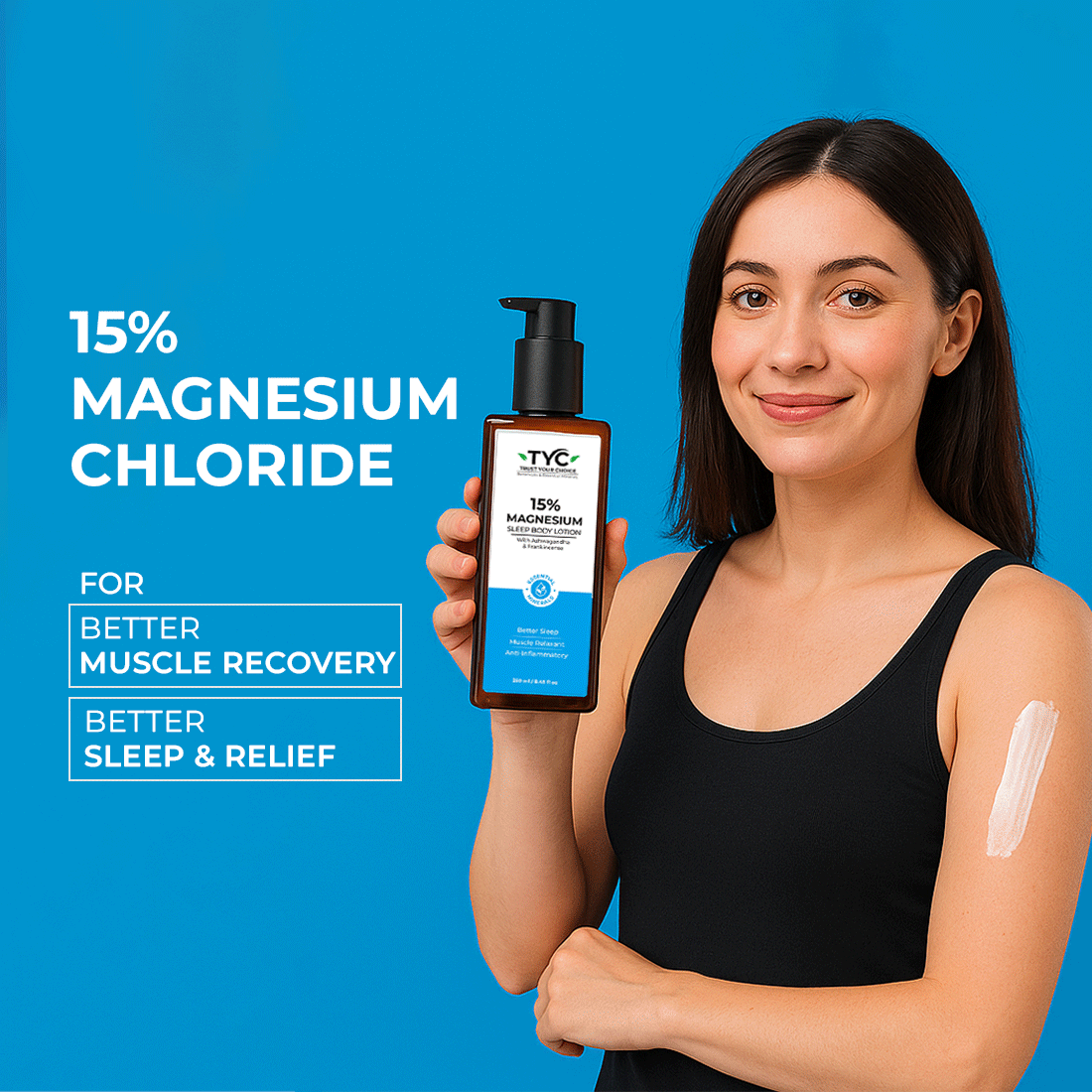 TYC 15% Magnesium Sleep Body Lotion  Grab2Buy TYC Grab2Buy