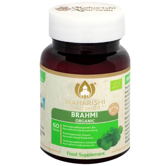 Maharishi Ayurveda Organic Brahmi Tablet | Classical Ayurvedic Brain Tonic for Memory & Stress 