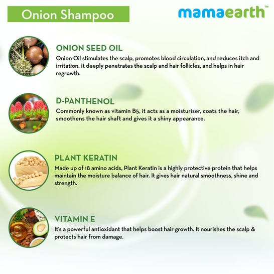 Mamaearth Onion Shampoo For Hair Fall Control