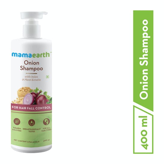 Mamaearth Onion Shampoo For Hair Fall Control