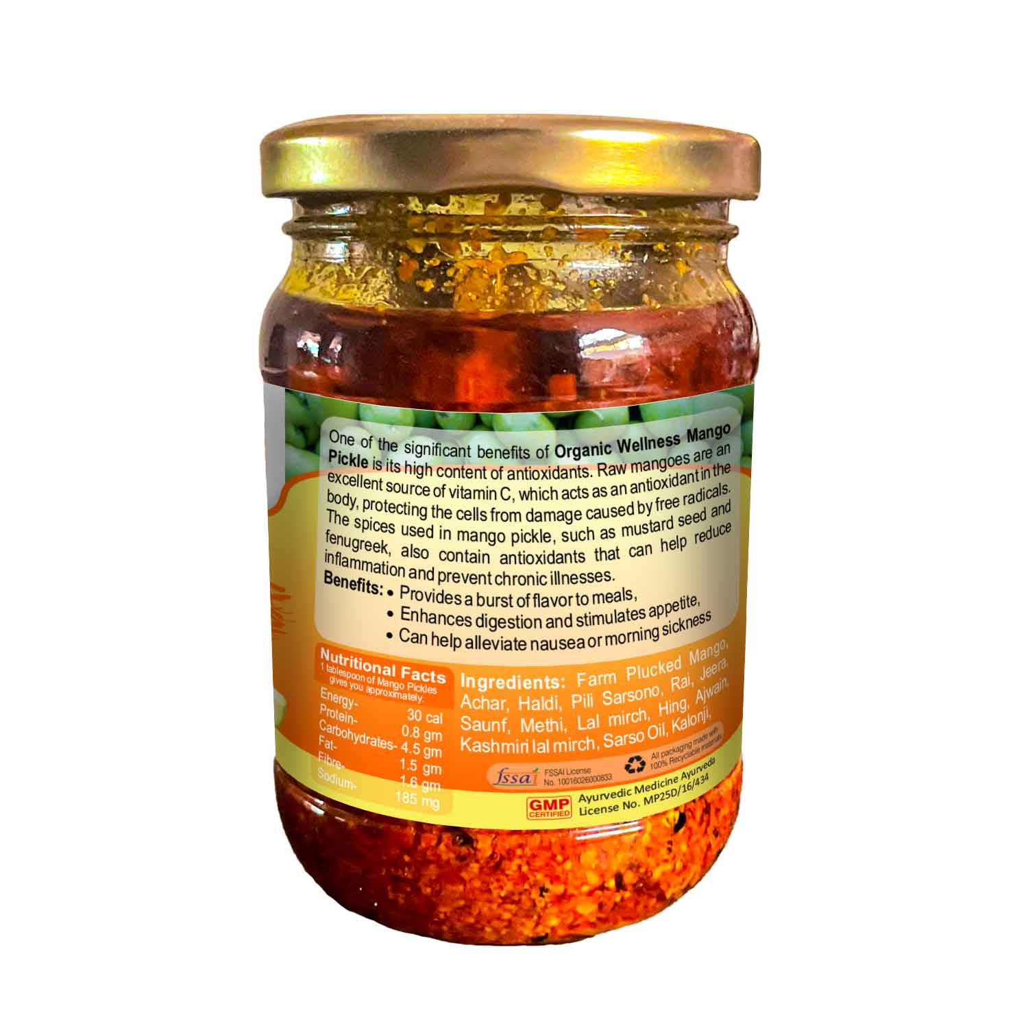 Organic Wellness Mango Pickle - Grab2buy