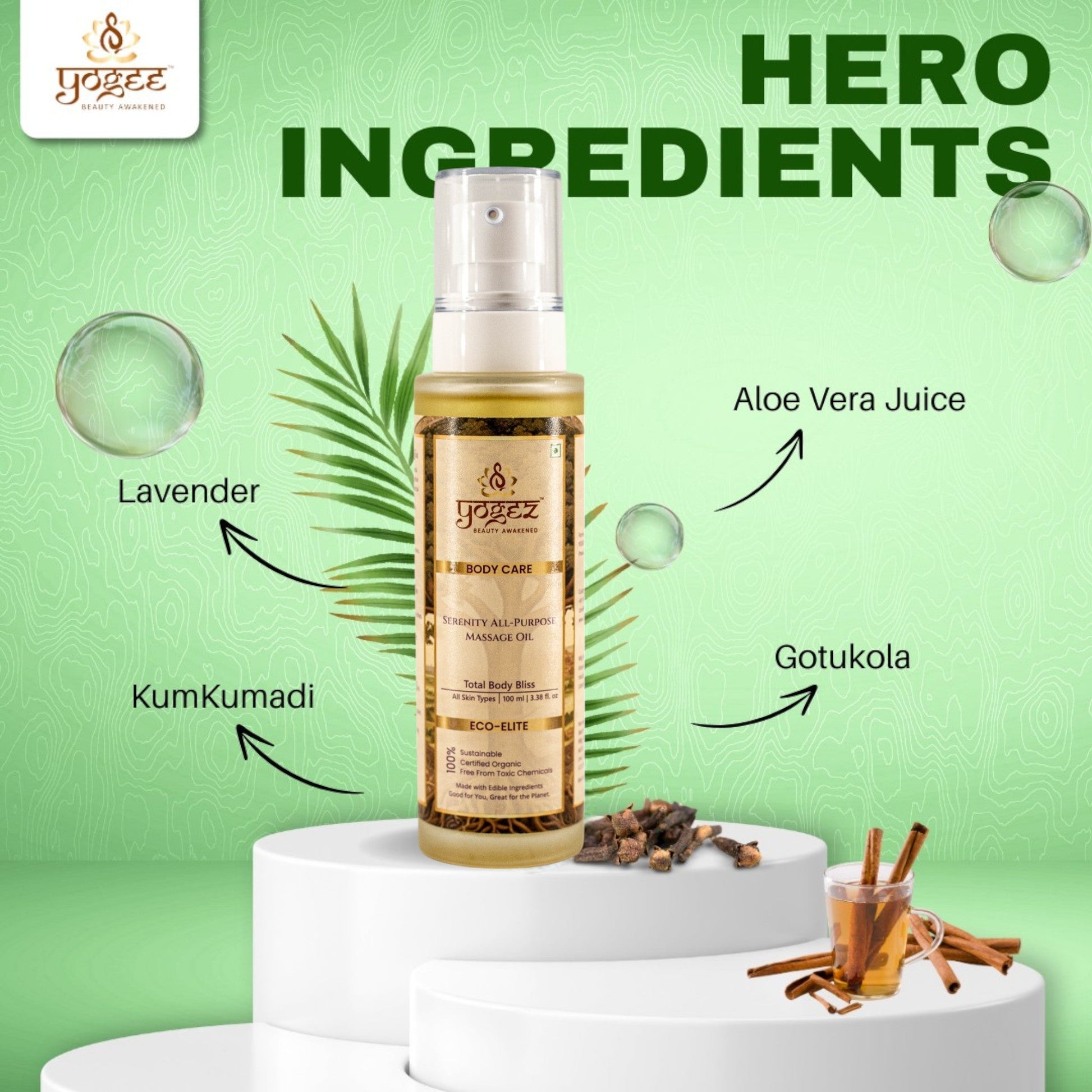 Yogez Serenity All-Purpose Massage Oil  Grab2Buy Yogez Grab2Buy