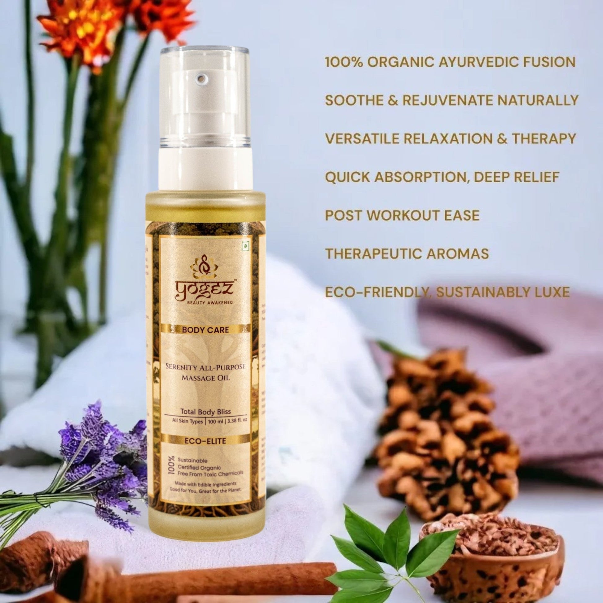 Yogez Serenity All-Purpose Massage Oil  Grab2Buy Yogez Grab2Buy