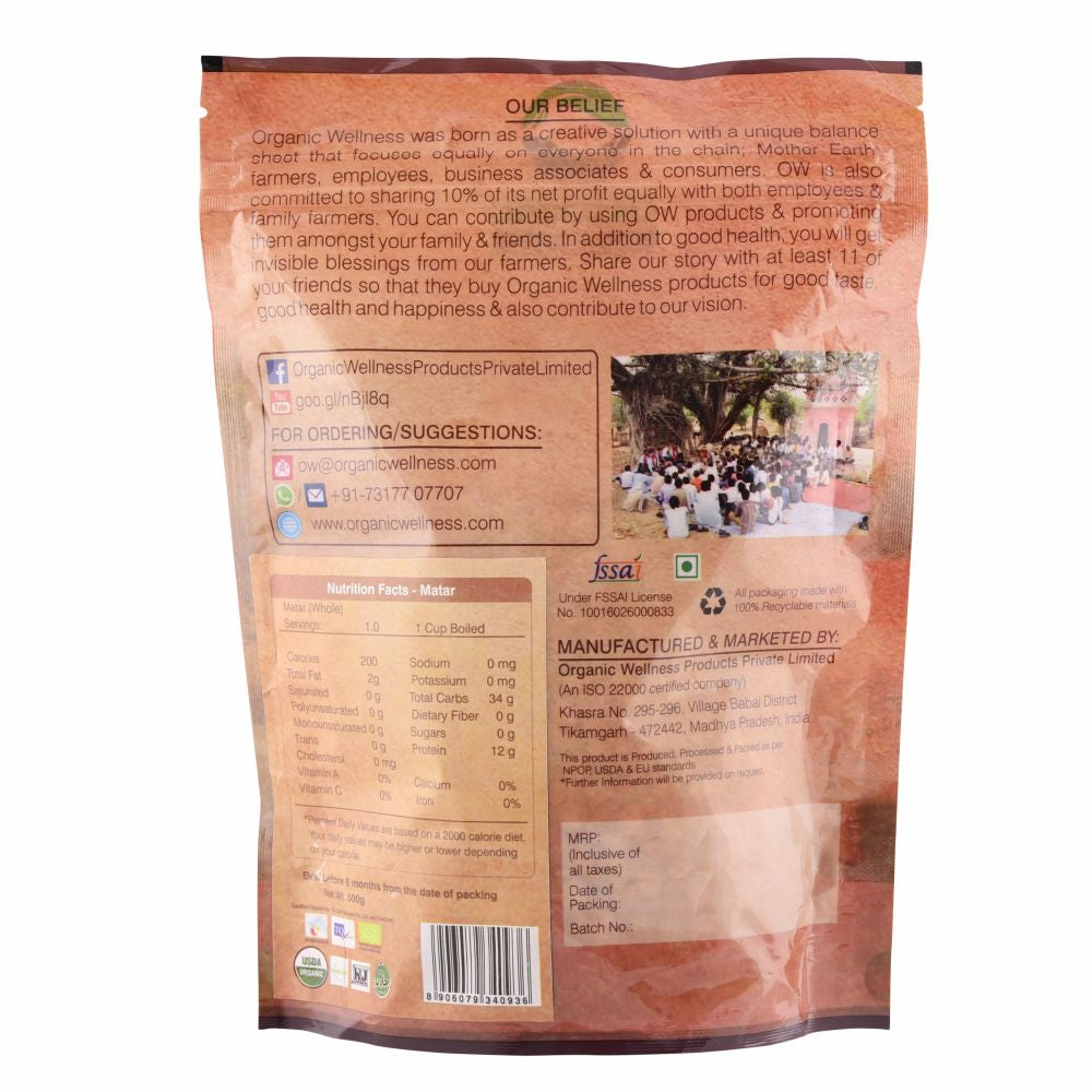 Organic Wellness Matar Dal - Grab2buy