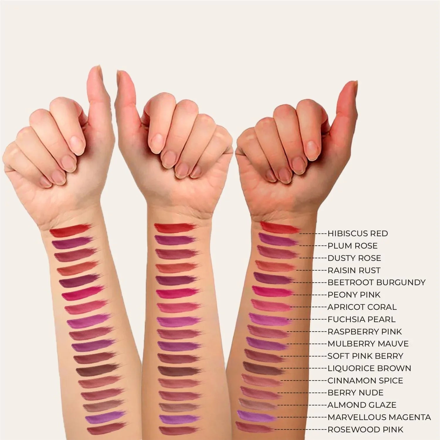 Herb-enriched Matte Liquid Lipstick - Hibiscus_Red_1 