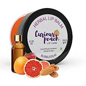 Curious Peach Herbal Lip Balm Bubble Gum - Grab2buy