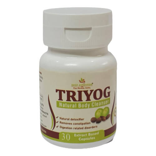 Deep Ayurveda Triyog 500mg Veg Capsules - Grab2buy