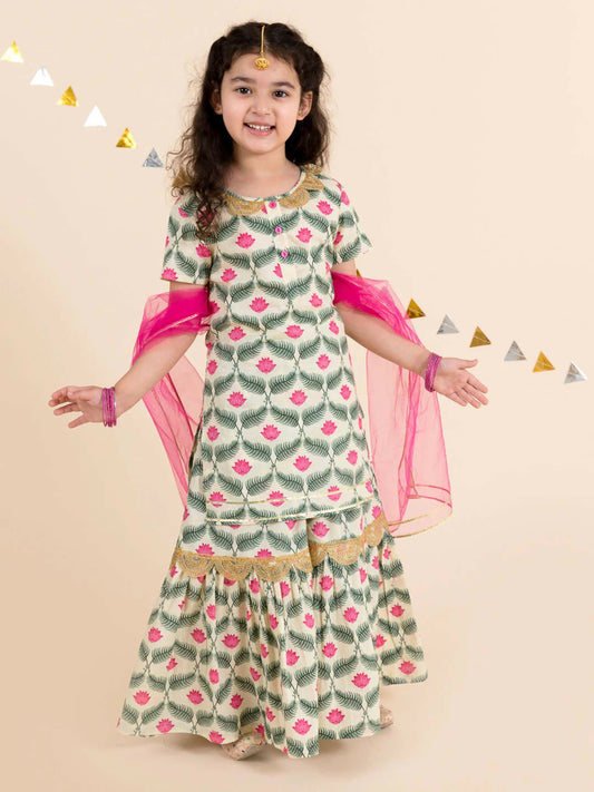 Joban Fashion Girl's Multi Color Lehenga Choli