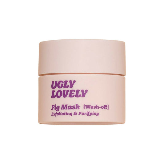 The Face Shop Vegan Ugly Lovely Fig Wash Off Mask with Peptides - Korean Exfoliating Scrub for Pores  Grab2Buy The Face Shop Grab2Buy