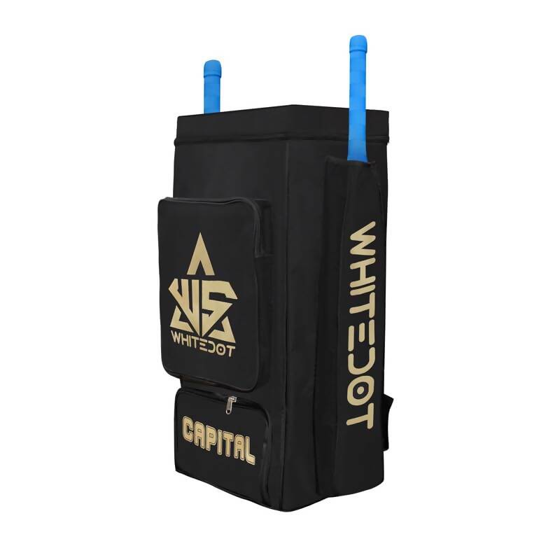 Whitedot Sports Capital Duffle Cricket Kitbag (Black) 