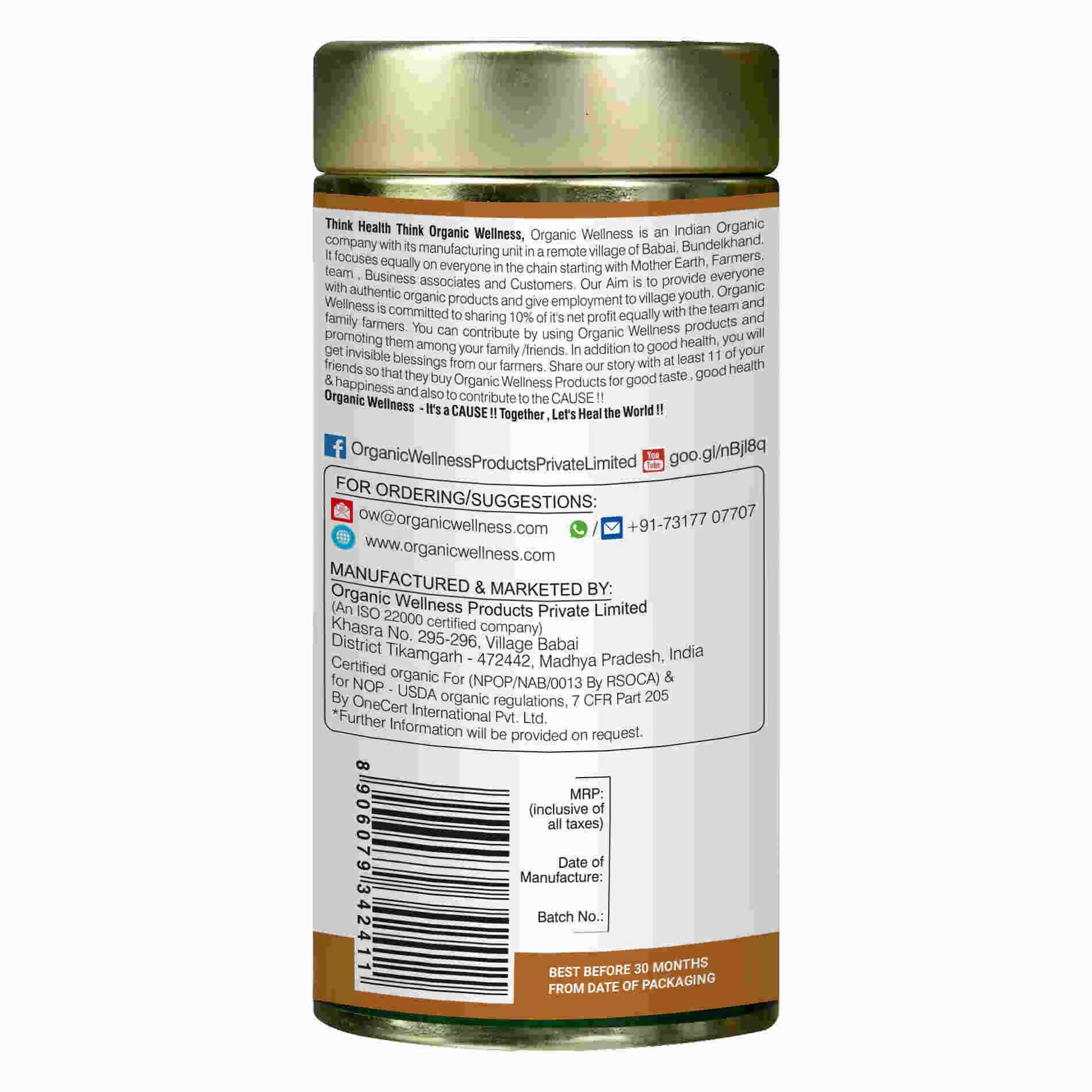Organic Wellness Licorice Tea Tin Pack - Grab2buy