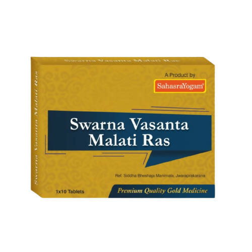 Sahasrayogam Swarna Vasanta Malati Ras Tablets 