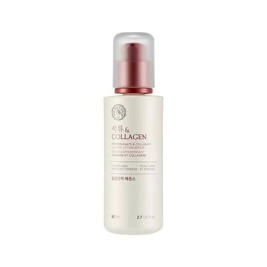 The Face Shop Pomegranate & Collagen Volume Lifting Serum - Korean Skincare | Swadesiicart