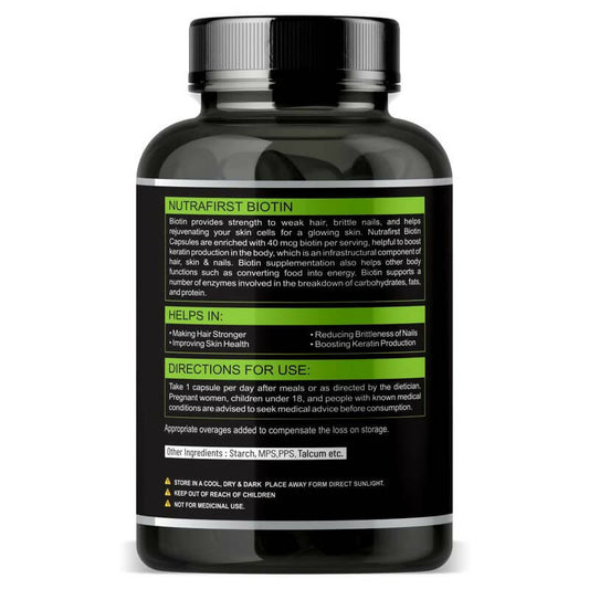 Nutrafirst Biotin Capsules - Grab2buy