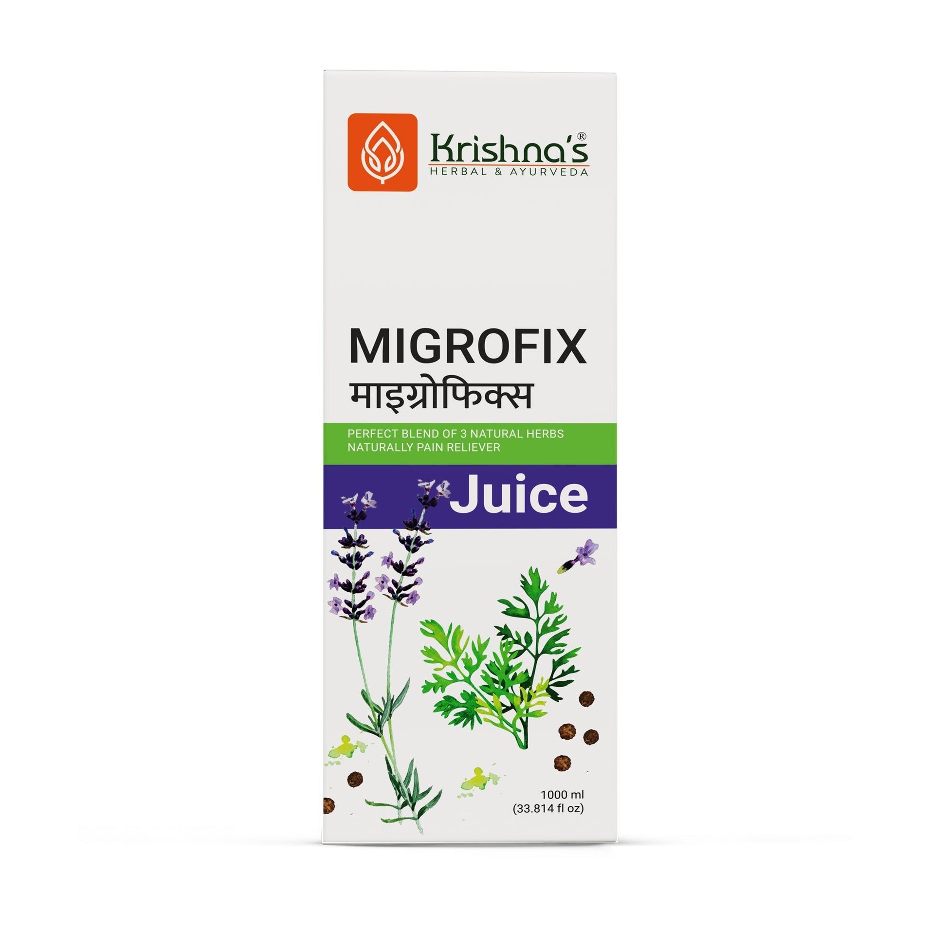 Krishna'S Herbal & Ayurveda Migrofix Juice 