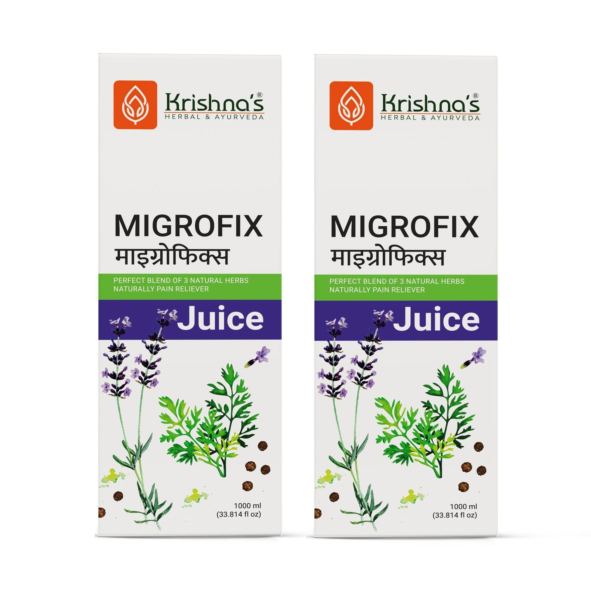 Krishna'S Herbal & Ayurveda Migrofix Juice 