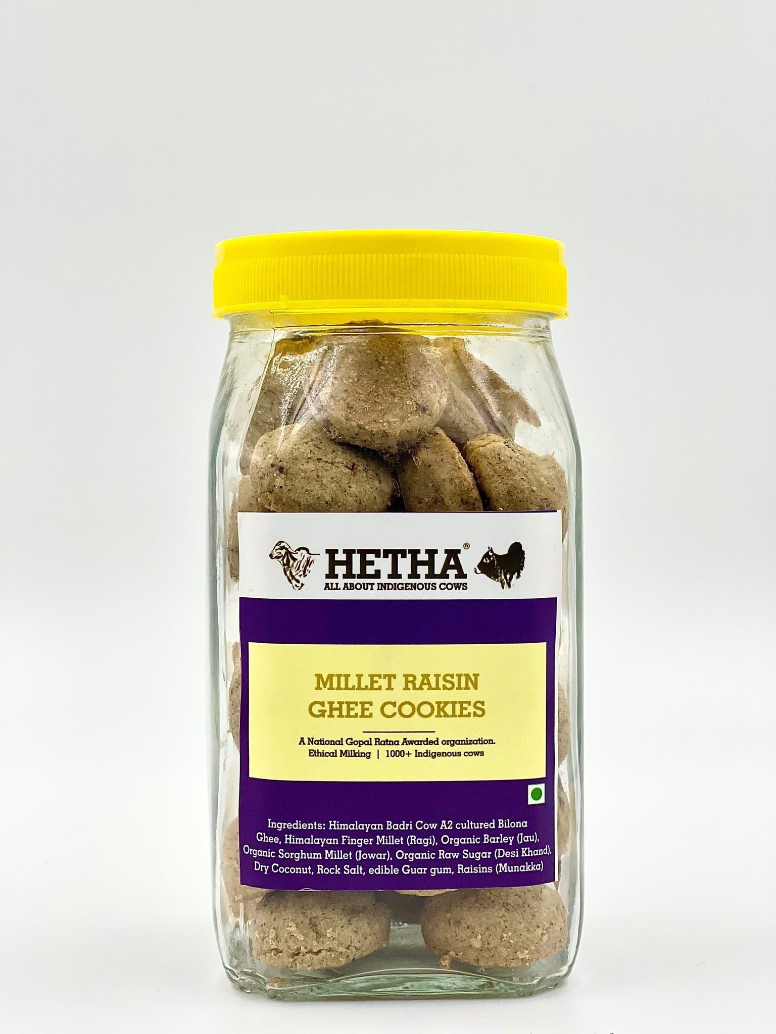 Hetha Millet Raisin (Munakka) Cookies with Ghee 