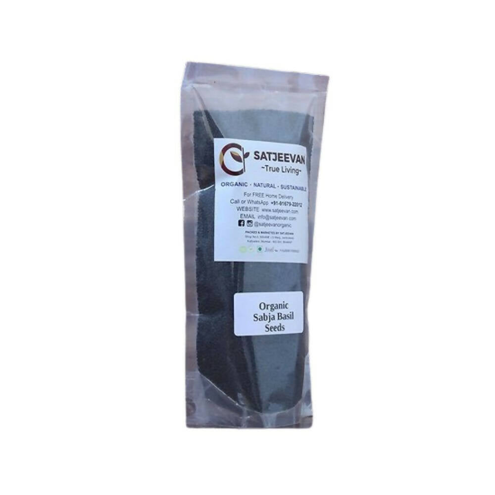 Satjeevan Organic Sabja Basil Seeds - Grab2buy
