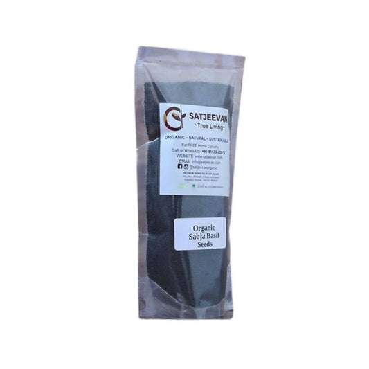 Satjeevan Organic Sabja Basil Seeds - Grab2buy