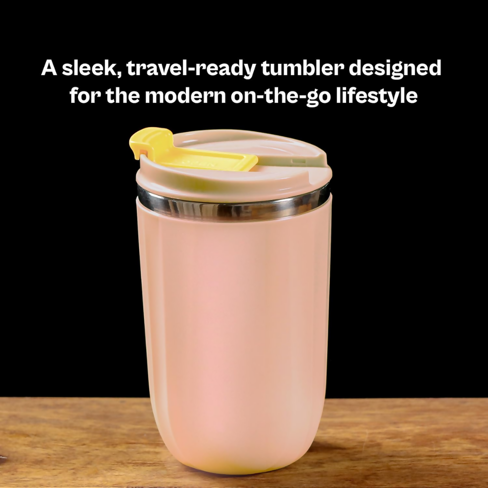 Udyan Tea Stainless Steel Vacuum Insulated Tumbler - Pink  Grab2Buy Udyan Tea Grab2Buy