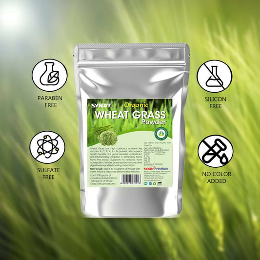 Syndy Pharma Organic Wheat Grass Powder 