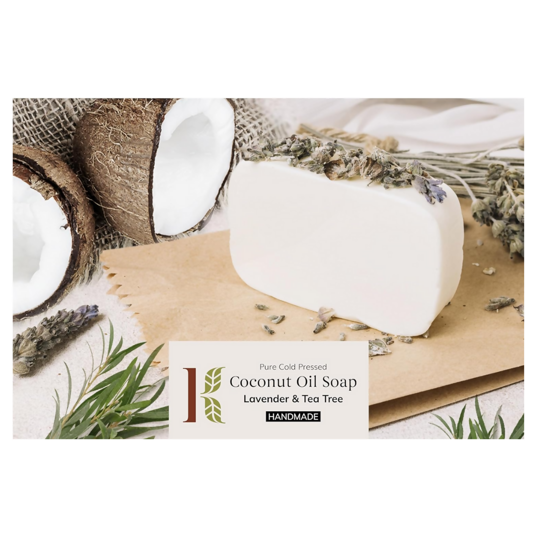 Kaprica Natural Handcrafted Cold Pressed Coconut Oil Soap With Lavender And Tea Tree  Grab2Buy Kaprica Natural Grab2Buy
