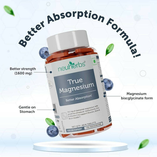 Neuherbs True Magnesium Tablets - Grab2buy