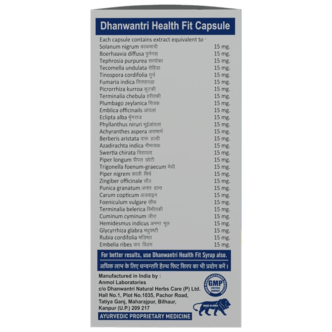 Dhanwantri Health Fit Capsules - Grab2buy