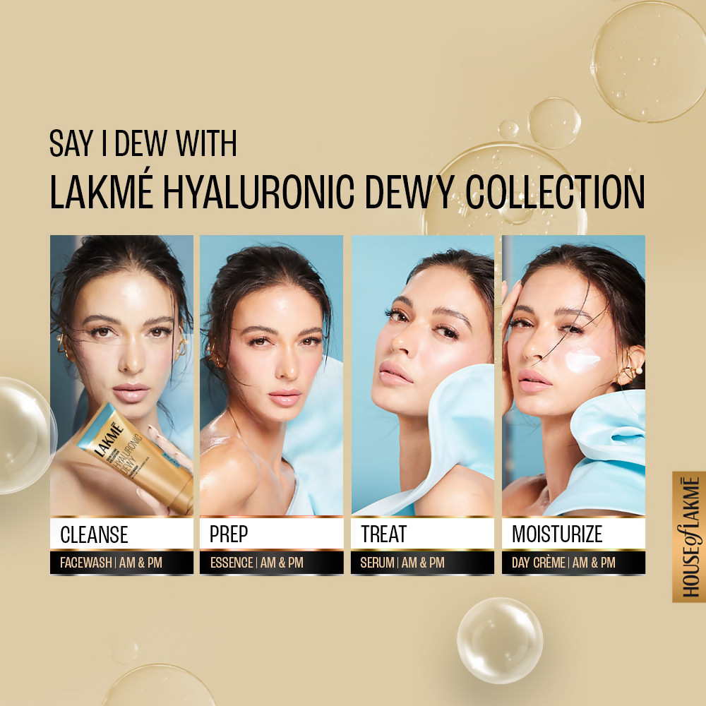 Lakme Hyaluronic Dewy Face Wash Hyadrating with 4D Hyaluronic Acid