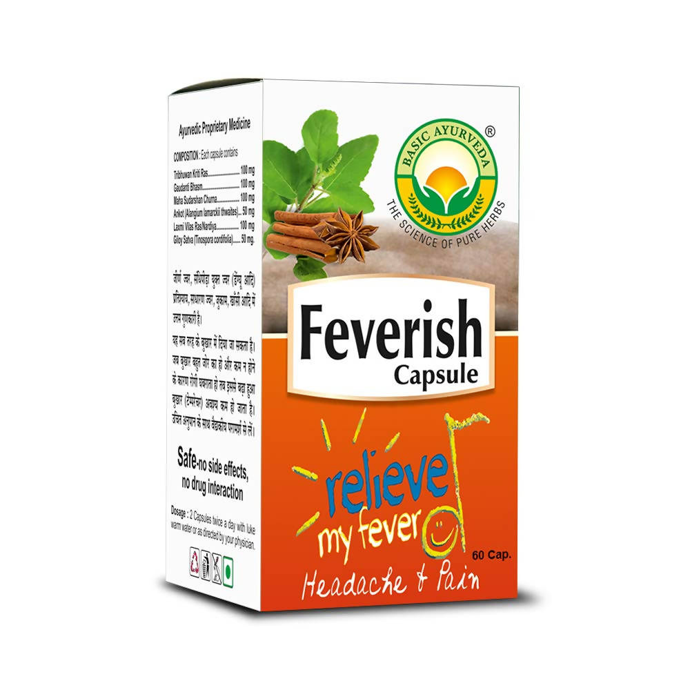 Basic Ayurveda Feverish 60 Capsules