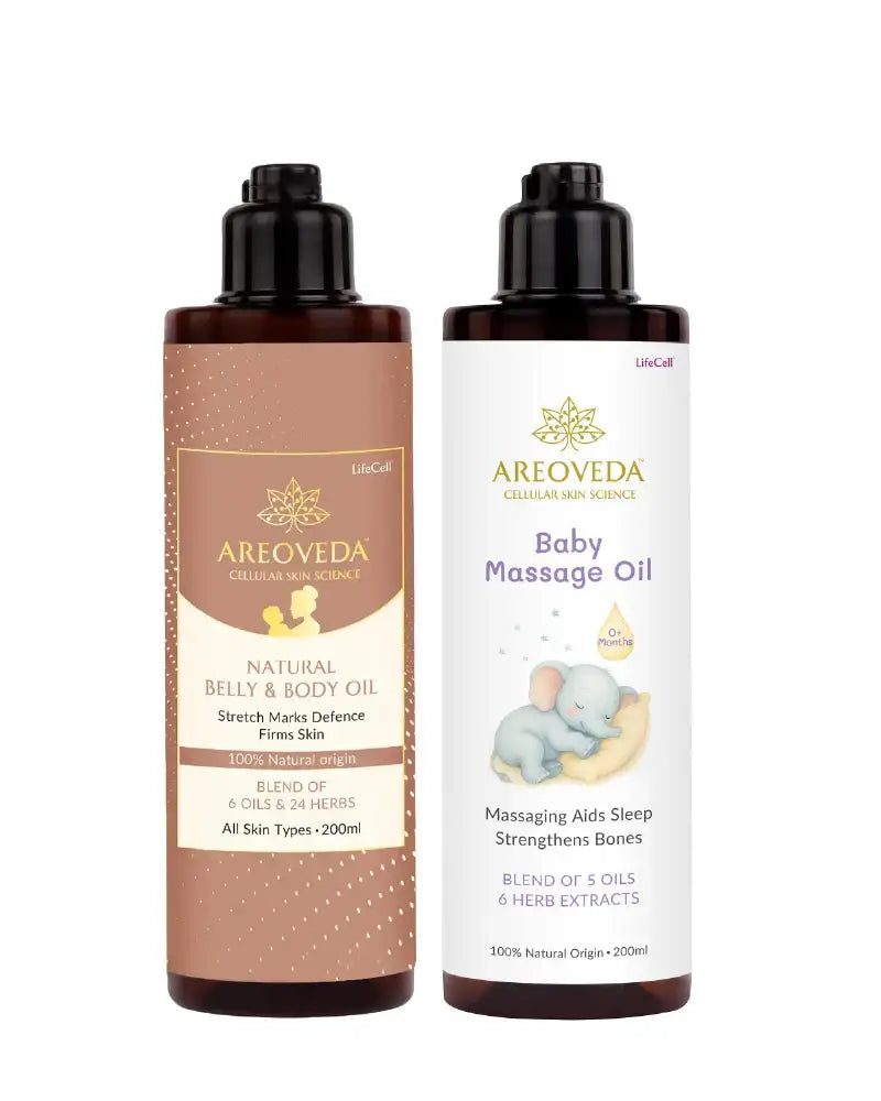 AreoVeda Mom & Baby Oil Combo
