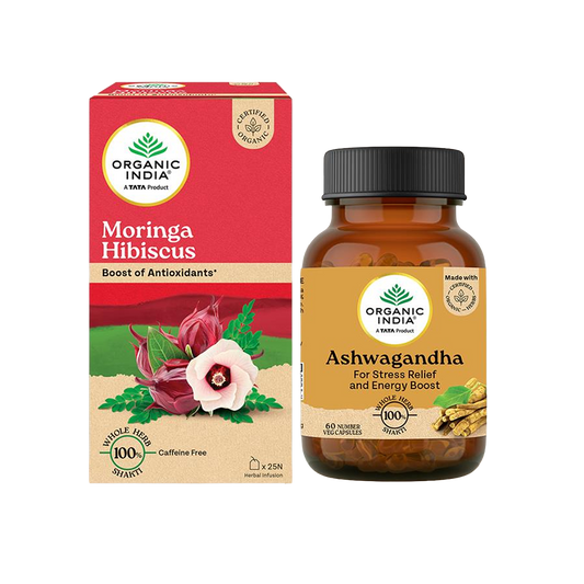 Moringa Hibiscus & Ashwagandha Capsules Combo 