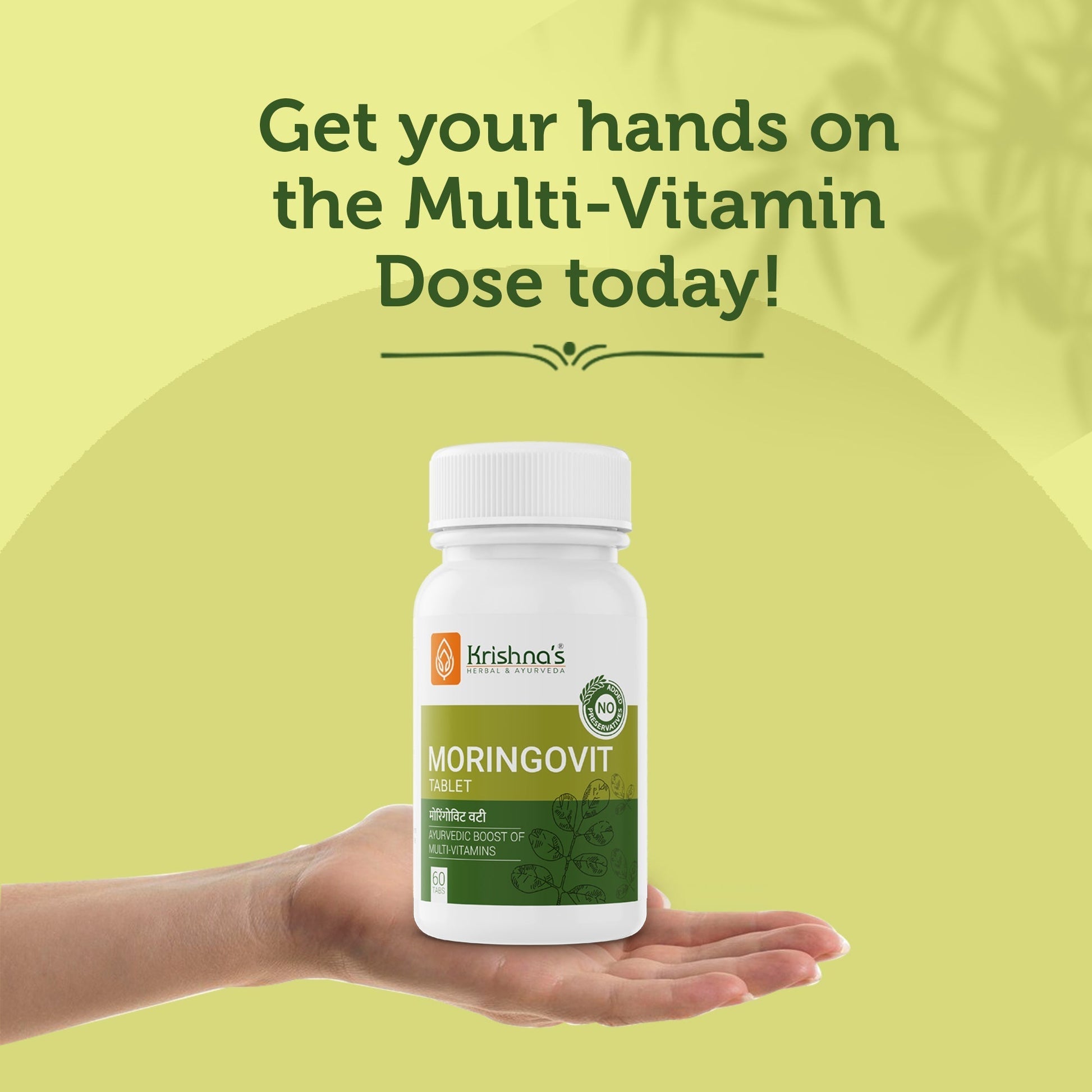 Krishna'S Herbal & Ayurveda Moringovit Tablets 