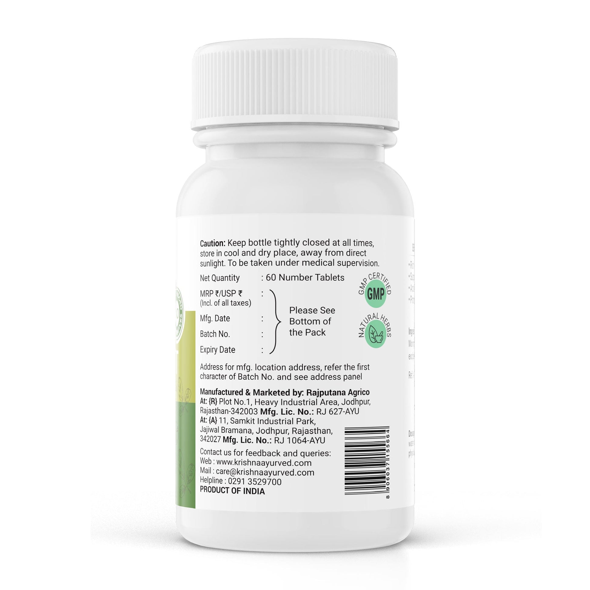 Krishna'S Herbal & Ayurveda Moringovit Tablets 