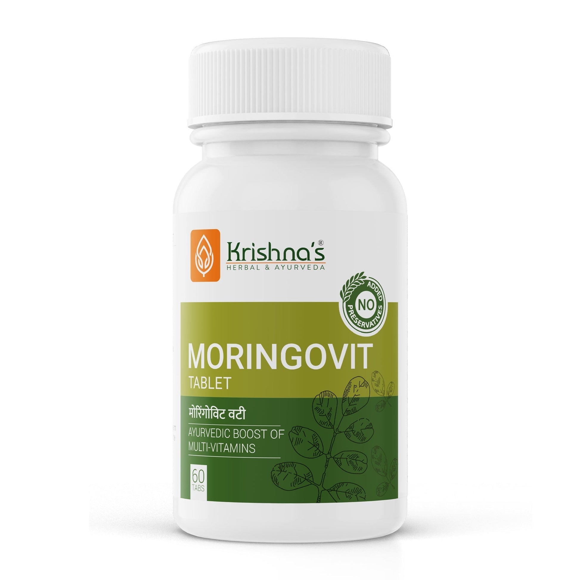 Krishna'S Herbal & Ayurveda Moringovit Tablets 