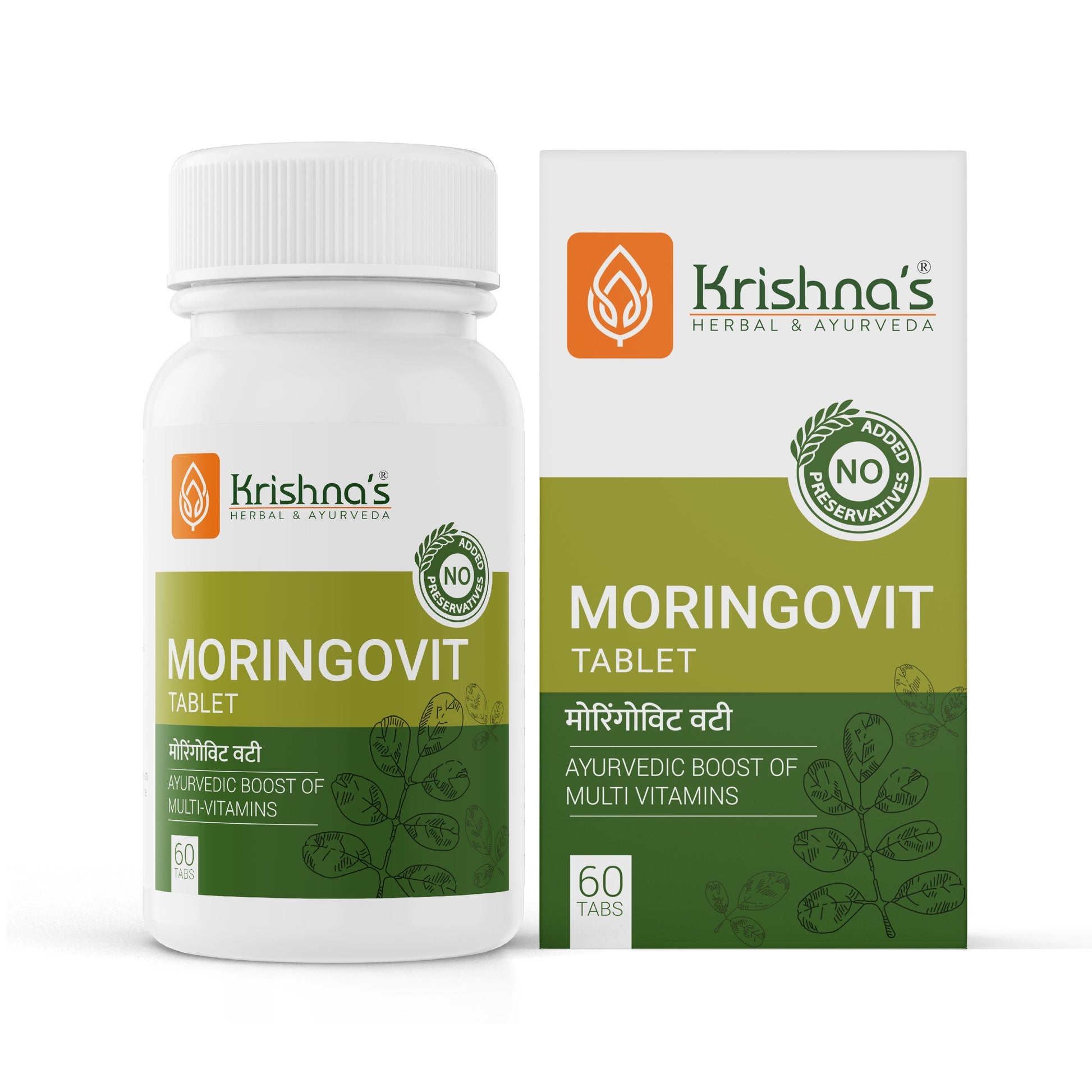 Krishna'S Herbal & Ayurveda Moringovit Tablets 