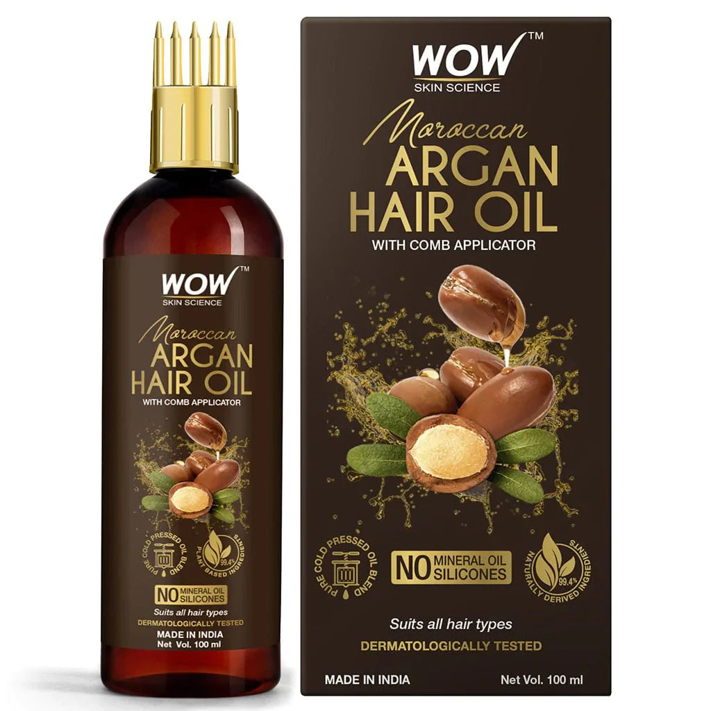 Wow Skin Science Moroccan Argan Hair Oil  Grab2Buy Wow Skin Science Grab2Buy