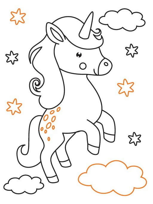 Dreamland Publications Unicorn Neon Colour & Sticker Dots Book Over 500 Stickers Book For Kids
