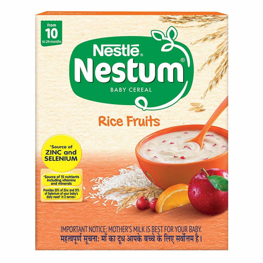 Nestle Nestum Baby Cereal-Rice Fruits (10 to 24 Months) 