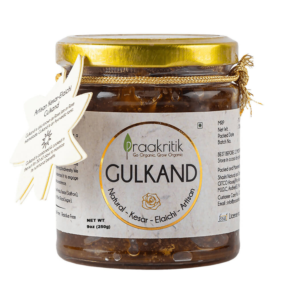 Praakritik Natutal Kesar Elaichi Artisan Gulkand 