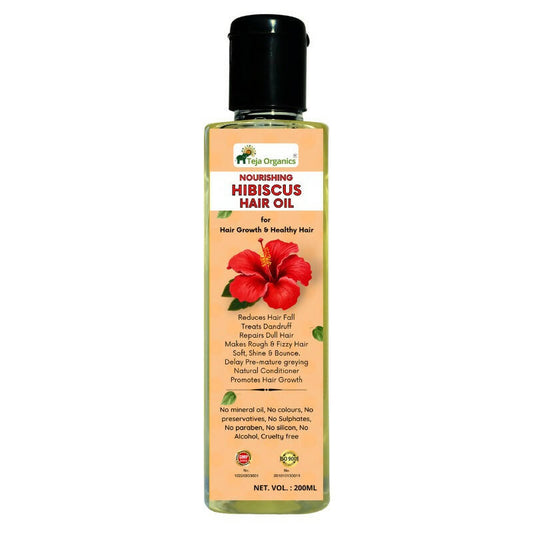 Teja Organics Nourishing Hibiscus Hair Oil - Grab2buy