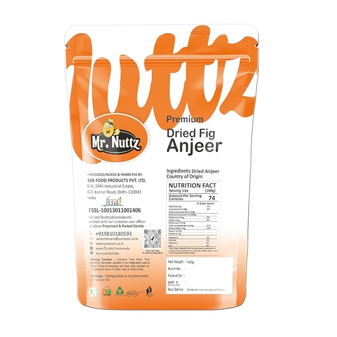 Mr. Nuttz Anjeer/Figs Pouch