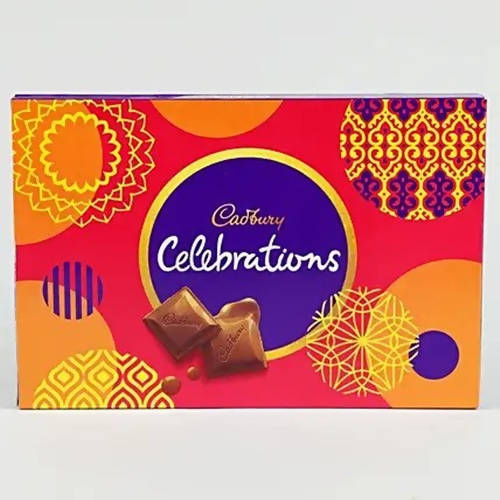Meenakari Rakhi and Cadbury Celebrations